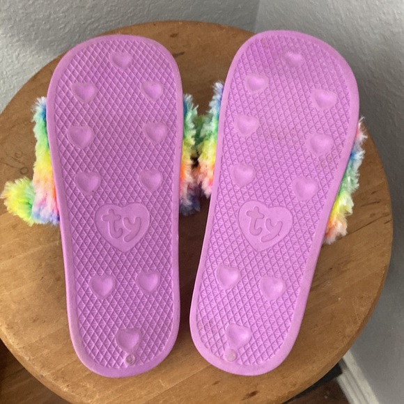 NWT Ty Beanie baby slippers youth size 4-6. - Picture 3 of 4
